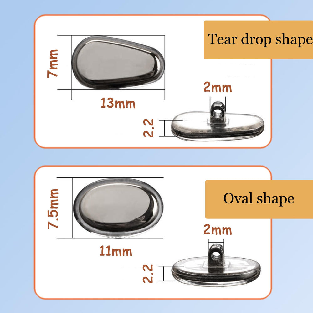 Close-up of silicone material on TORWOL nose pads