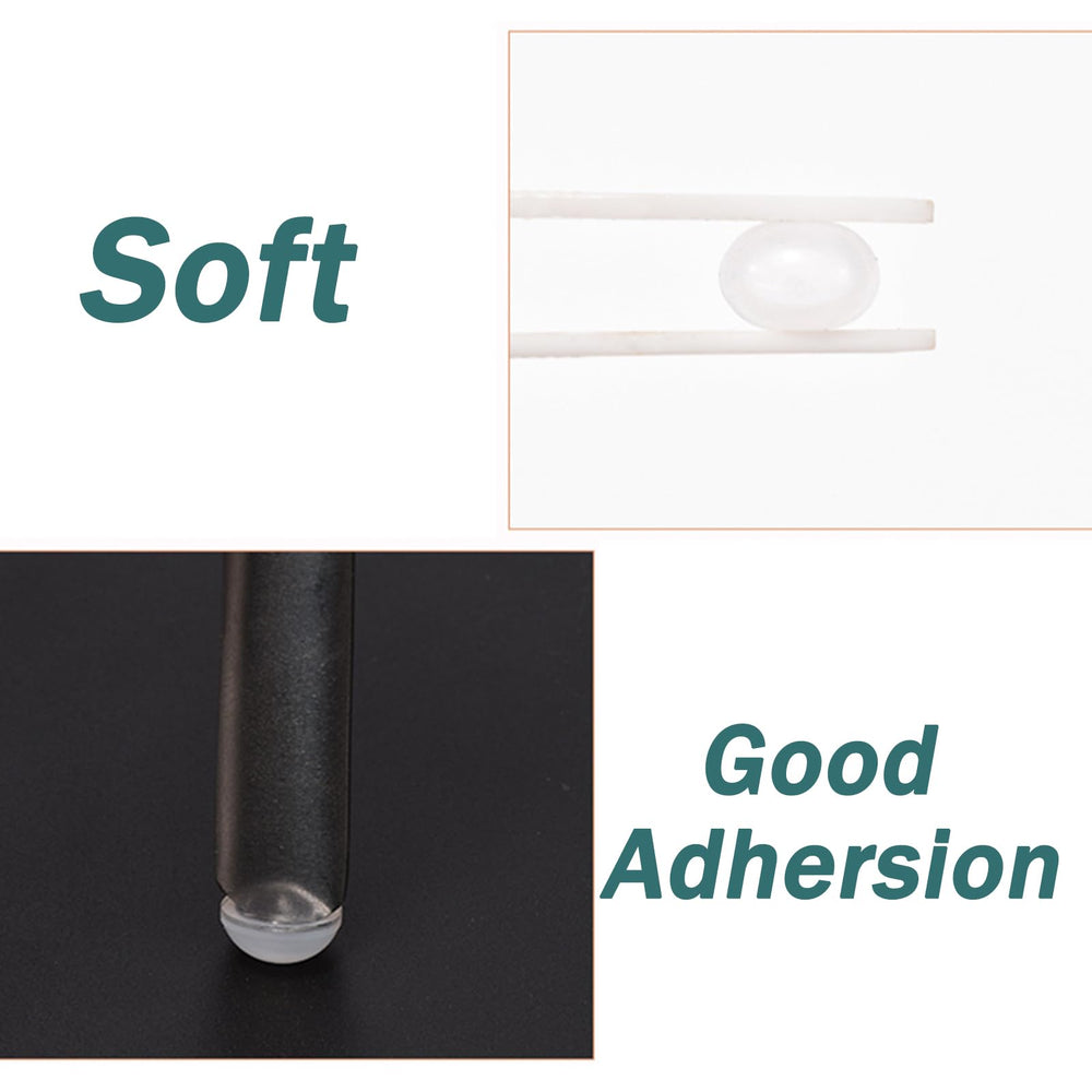 Easy application steps: clean, peel, stick, press 5 seconds