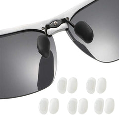 Set of 5 TORWOL silicone glasses nose pads in clear tones