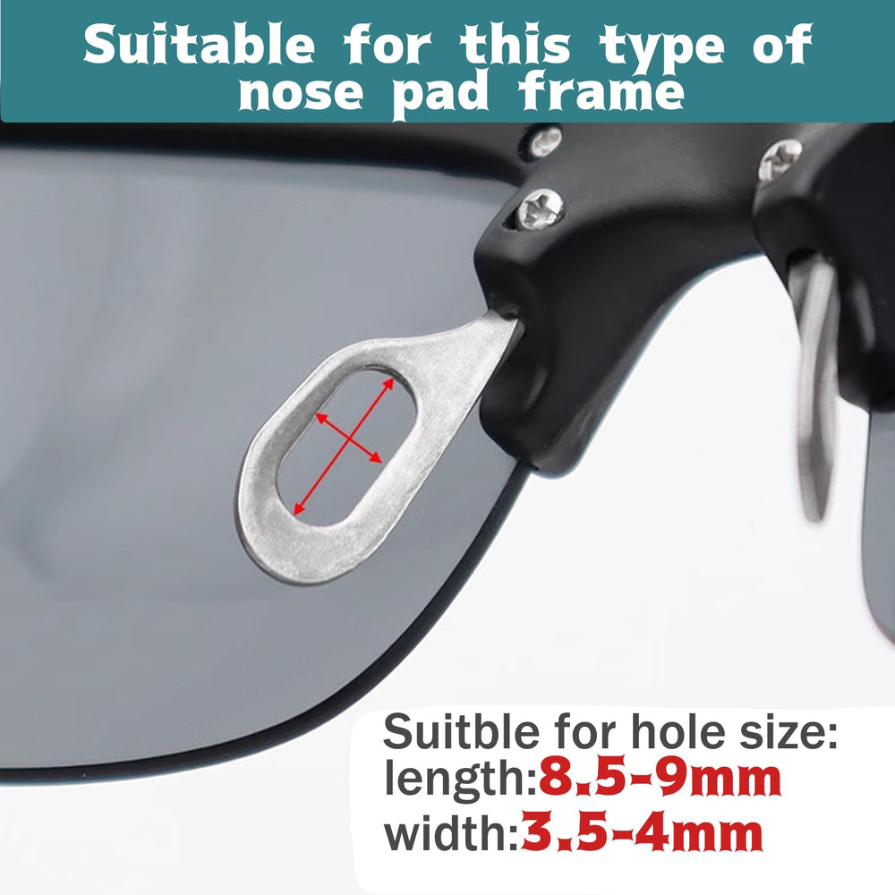 Close-up of soft silicone nose pad showing texture