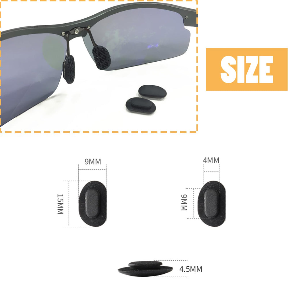 Measurement: 15x9mm nose pad size and 4.5x10mm installation port