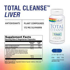 Total Cleanse Liver packaging with capsules visible