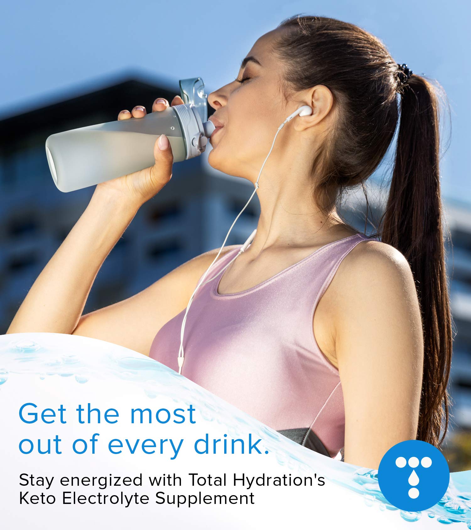 Total Hydration Ketolyte supports rehydration after night out