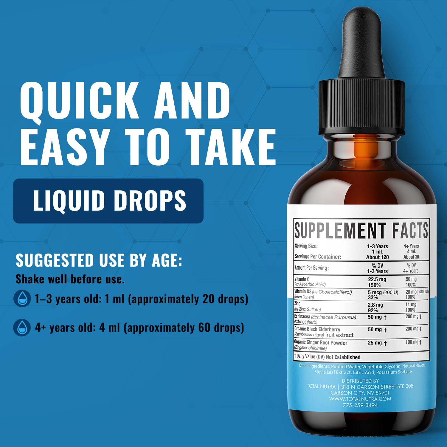 Daily dose vitamins illustration for Total Immune 6-in-1