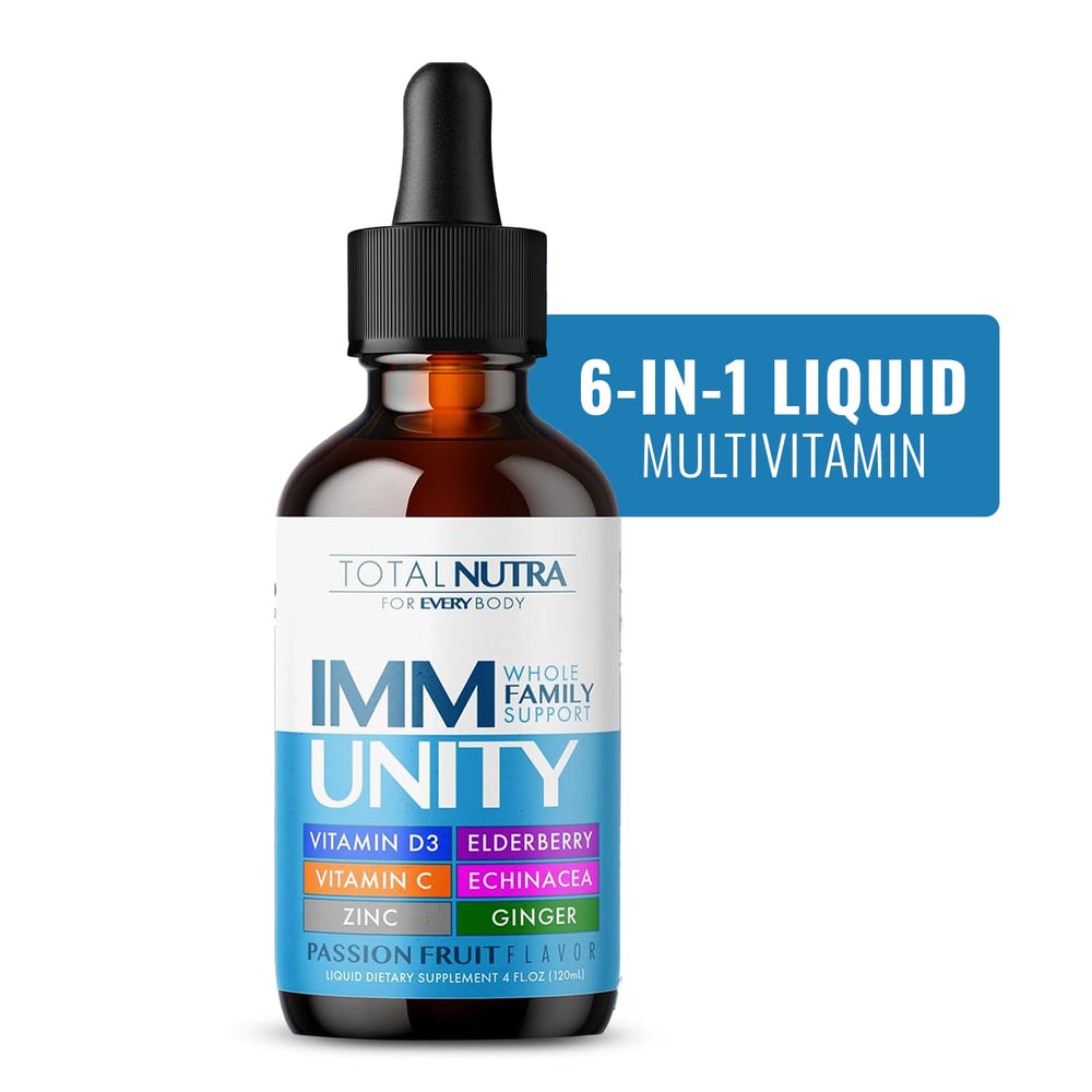 Made in USA label for Total Immune 6-in-1 liquid multivitamin