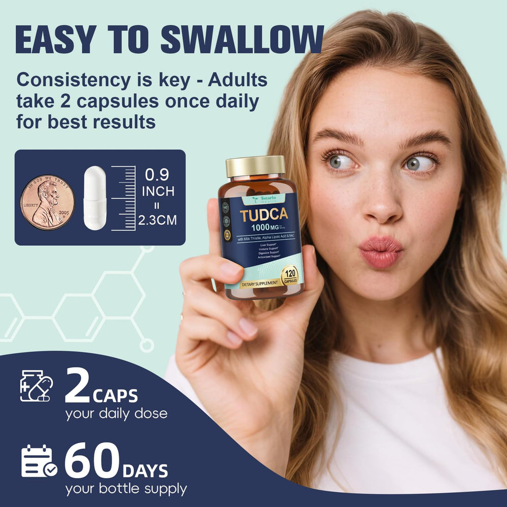 120 vegan Tudca capsules per bottle