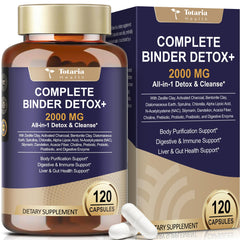 Bottle of Totaria 2000MG All-in-1 Detox Binder
