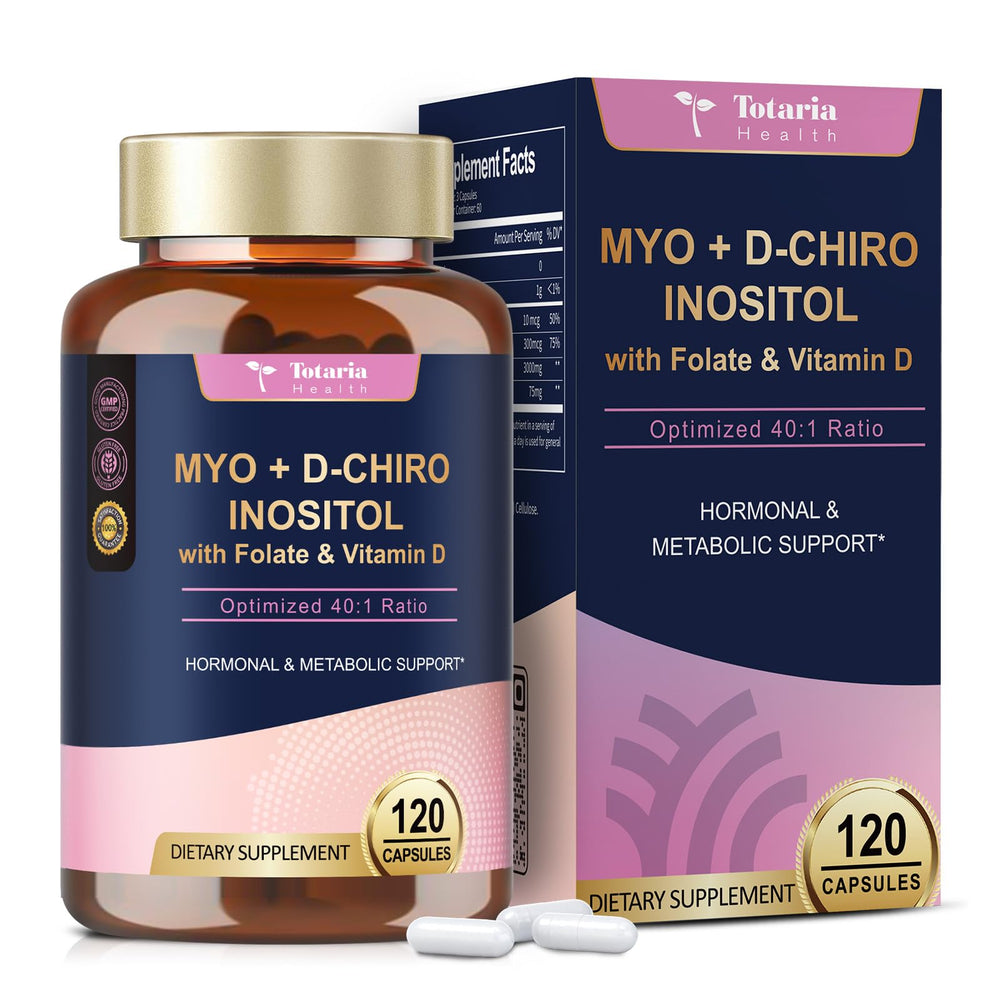 Hero image: Totaria Myo-Inositol & D-Chiro Inositol 40:1 supplement