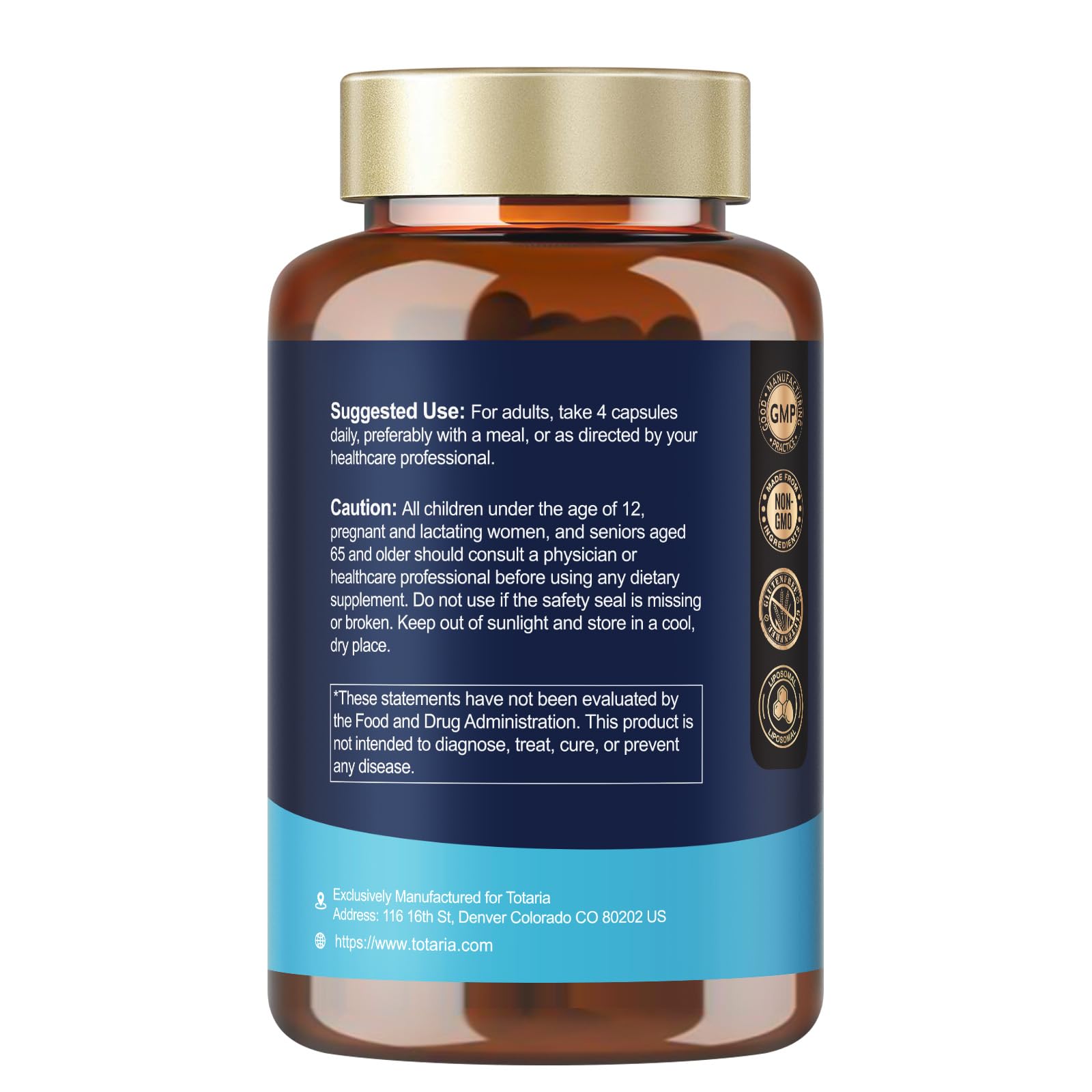 Label notes: Non-GMO, vegan-friendly, gluten-free, soy-free, dairy-free