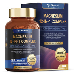Totaria Magnesium Complex 700mg vegan capsules