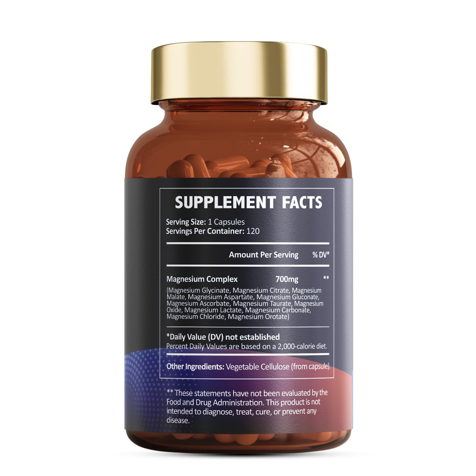 Packaging and bottle of Totaria Magnesium Complex