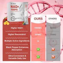 Bottle of Totaria NAD Liquid with glass and water