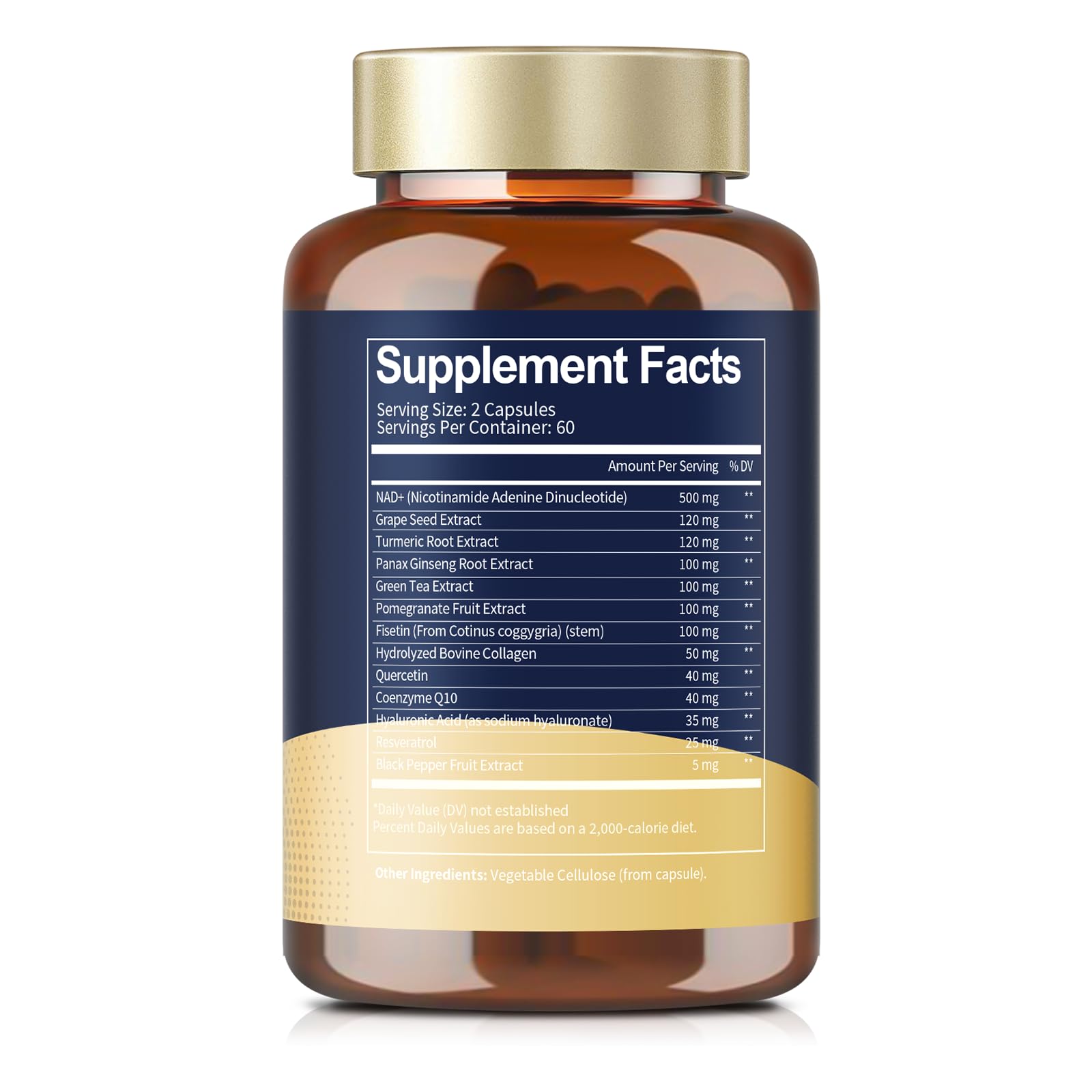 Third-party testing seal indicating quality and purity