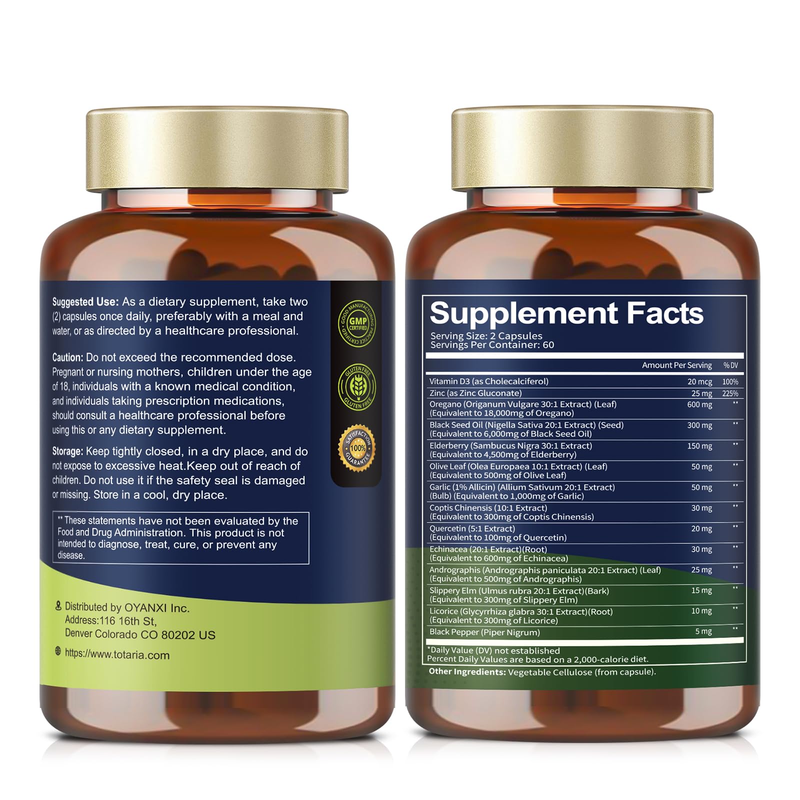 Totaria packaging showing two bottles in the 2-pack