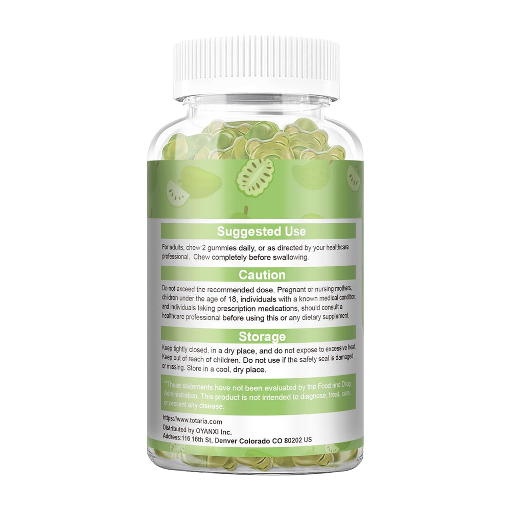 Antioxidant-rich Totaria gummies with vitamin C and zinc