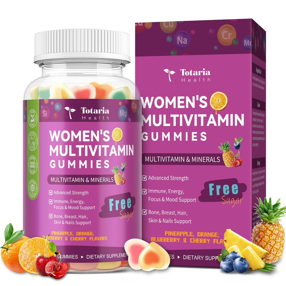 Totaria sugar-free multivitamin gummies bottle packaging