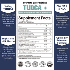 Close-up of Totaria Tudca capsules