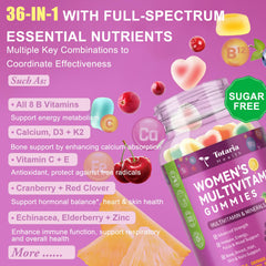 Cherry flavor Totaria women's multivitamin gummies
