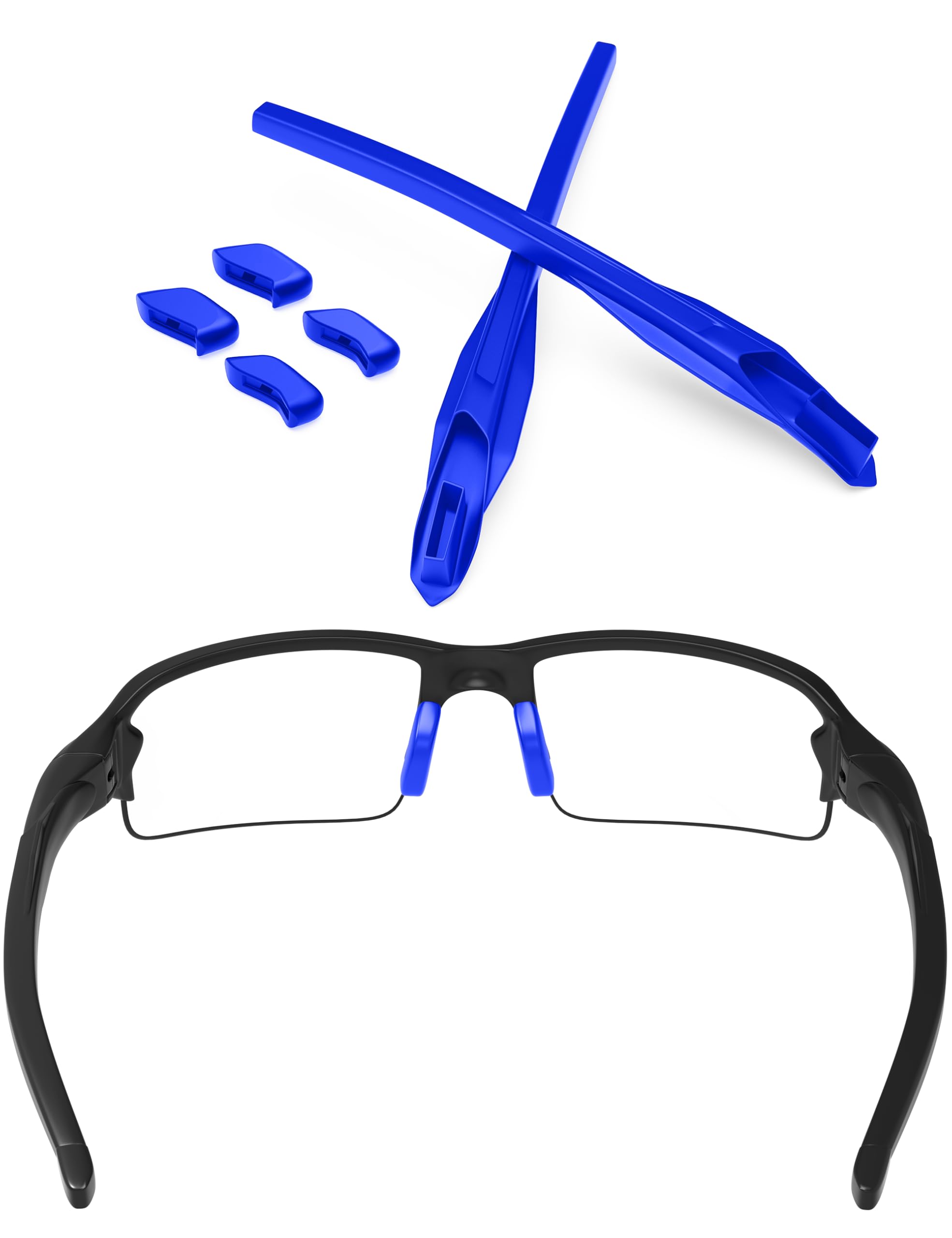 ToughAsNails Deep Blue ear socks and nose pads for Oakley Flak 2.0 XL OO9188/OO9295