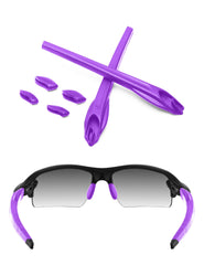 ToughAsNails purple replacement earsocks and nose pads kit for Oakley Flak 2.0 XL OO9188/OO9295