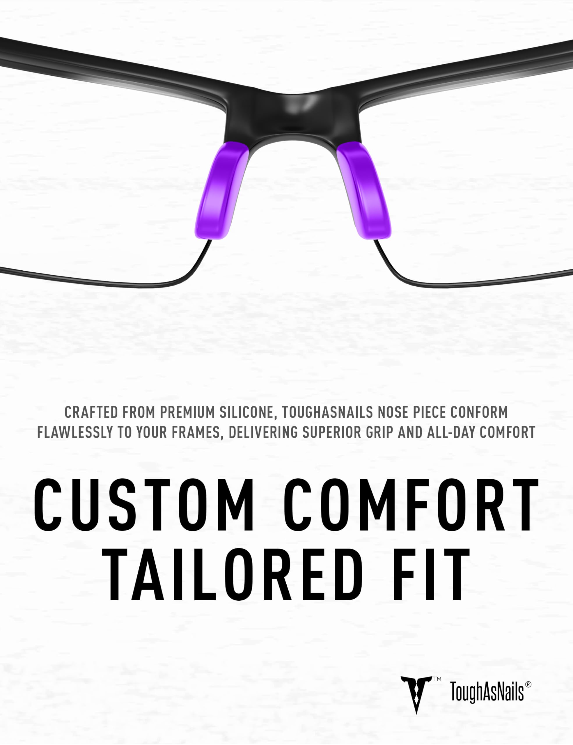 Oakley Flak 2.0 XL sunglasses with purple ToughAsNails replacement kit