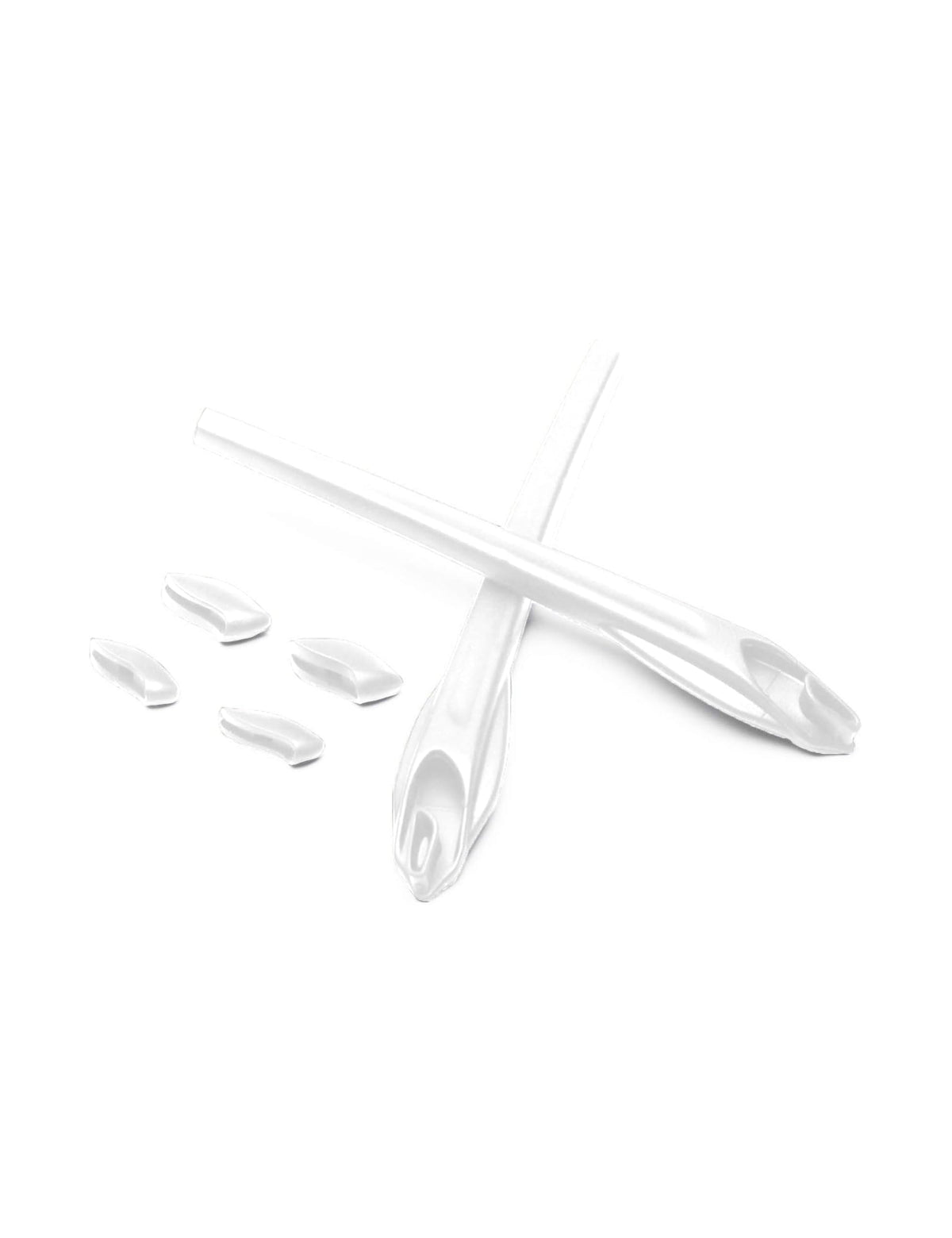 ToughAsNails white replacement rubber kit for Oakley Flak 2.0 XL OO9188/OO9295 sunglasses – earsocks and nose pads