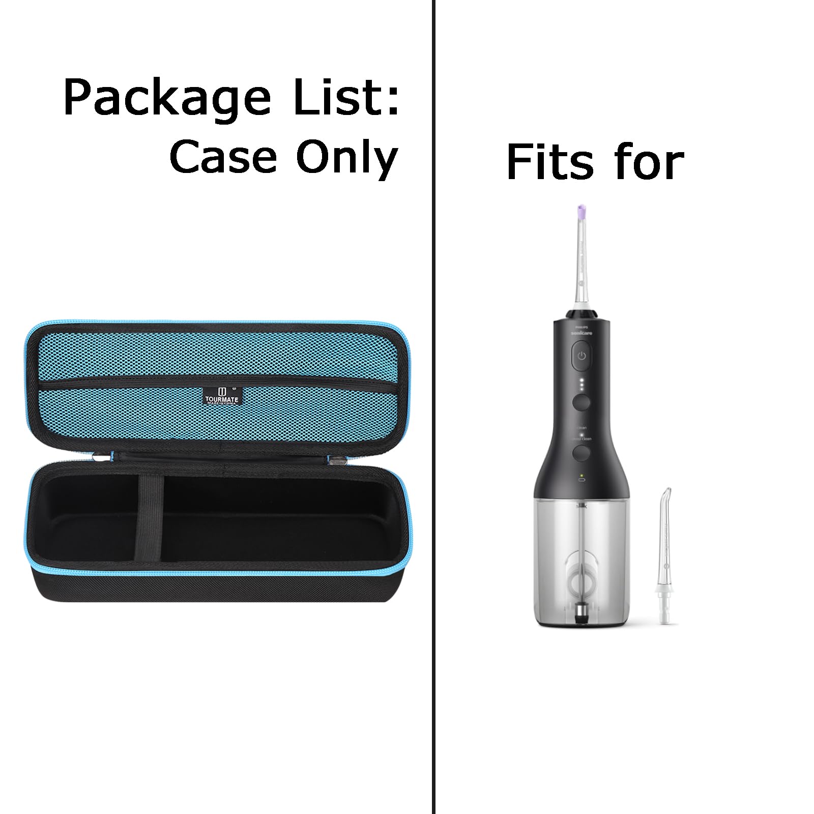 Dimensions reference image for Philips Flosser fit