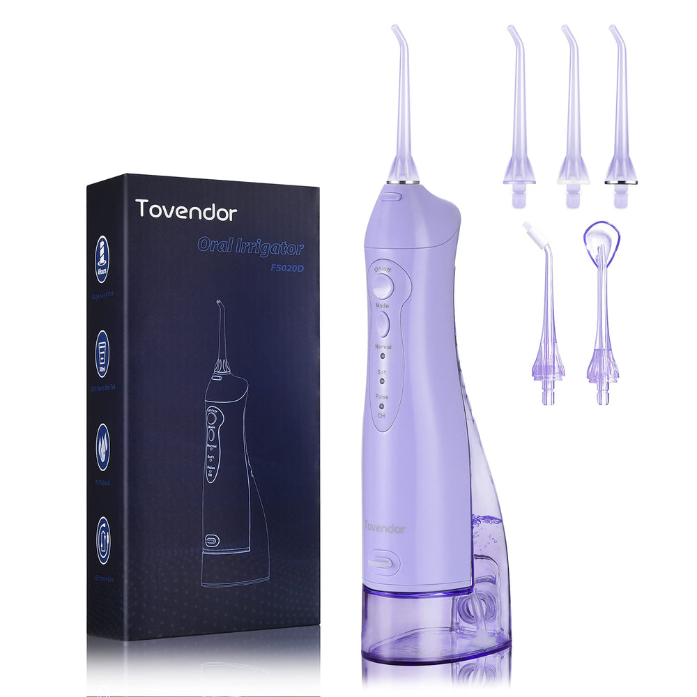 Tovendor electric water flosser with 300ml reservoir