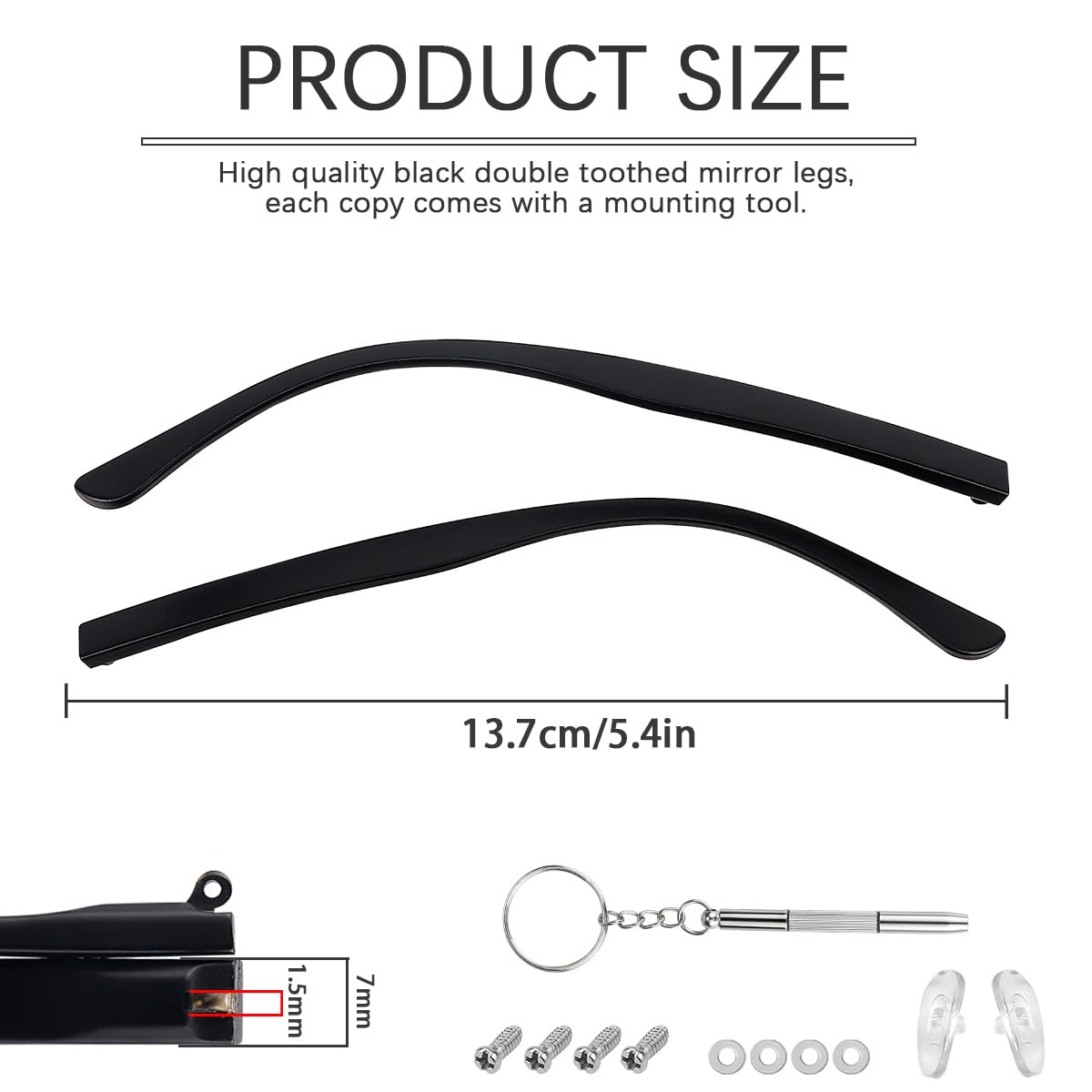 Installation tools included with TR90 replacement arm