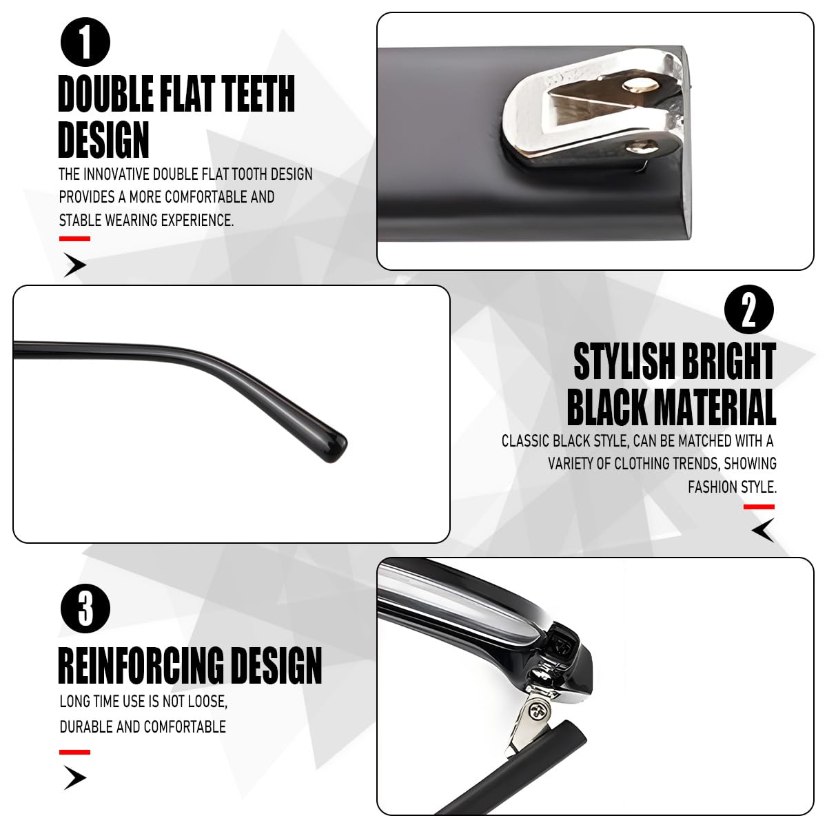 Replacement arms package including screwdriver and accessories