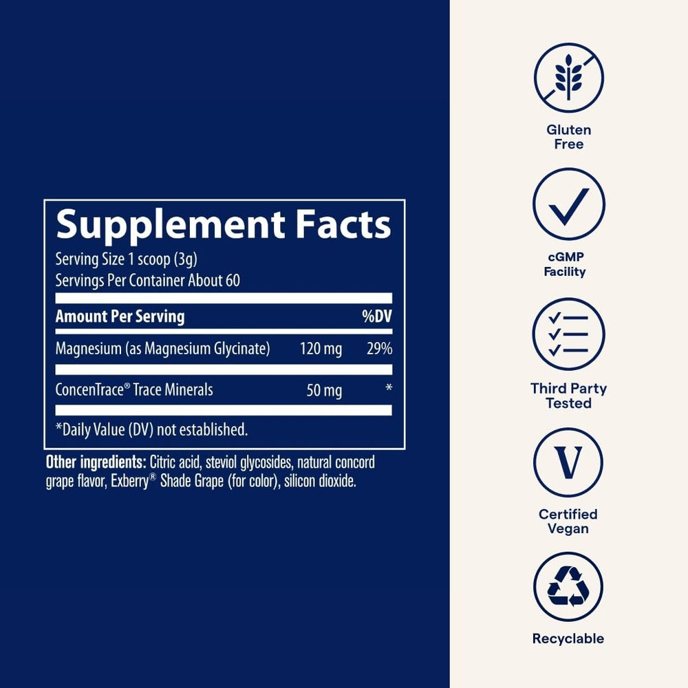 Illustration of 70+ ionic trace minerals in the formula
