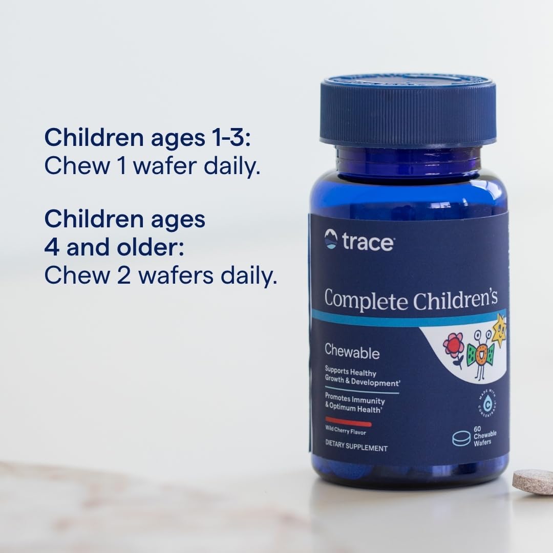 Nutritional facts and ionic trace minerals on label