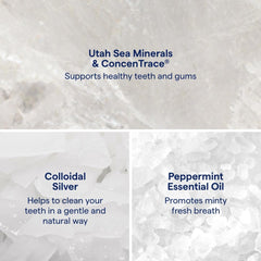 Ingredients include peppermint oil, colloidal silver and ConcenTrace minerals