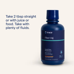 Orange Tangerine flavored liquid fiber supplement
