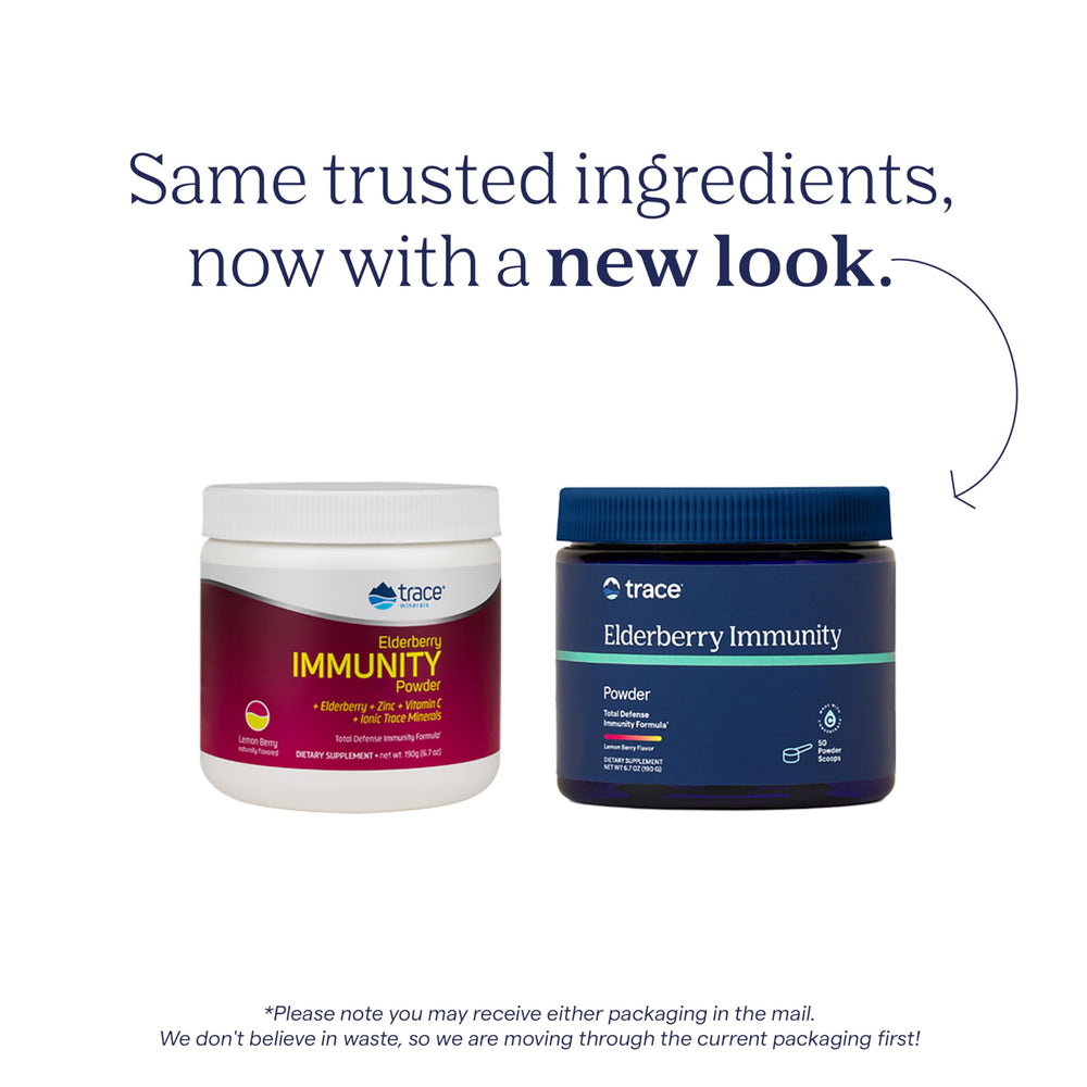 Close-up of the Immunity Plus elderberry label