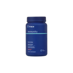 Bottle of Trace Minerals Immunity Gummies in cherry flavor