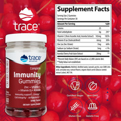 Close-up of Trace Minerals Immunity Gummies cherry flavor