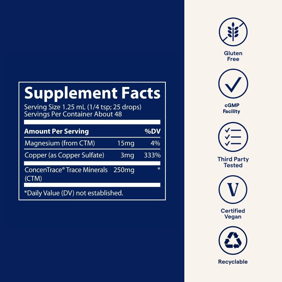 Concept image of connective tissue health with copper supplement