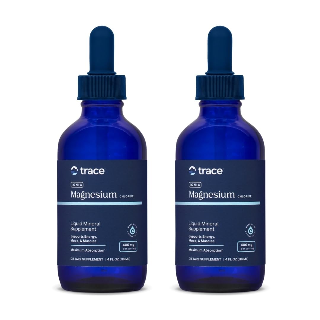 Trace Minerals Ionic Magnesium 400mg bottle label