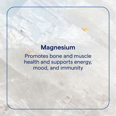 Liquid magnesium supplement in dropper bottle