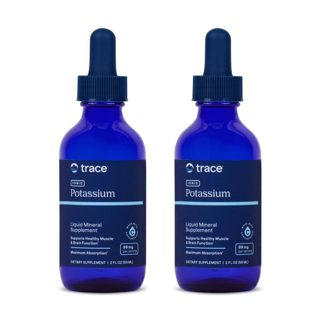 Trace Minerals Ionic Potassium bottle and label