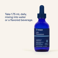 Ingredients list for Trace Minerals Ionic Potassium supplement.