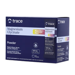 Trace Minerals Magnesium Glycinate stick packs for bedtime sleep support