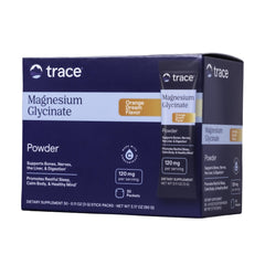 Front view of Trace Minerals Magnesium Glycinate Orange Dream stick packs (30 servings)