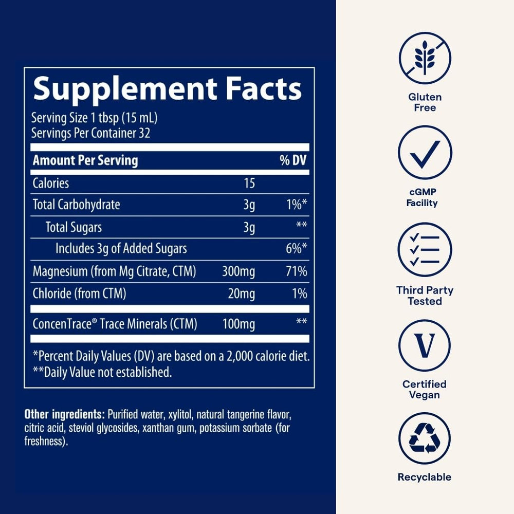 16 fl oz bottle with 32 servings label