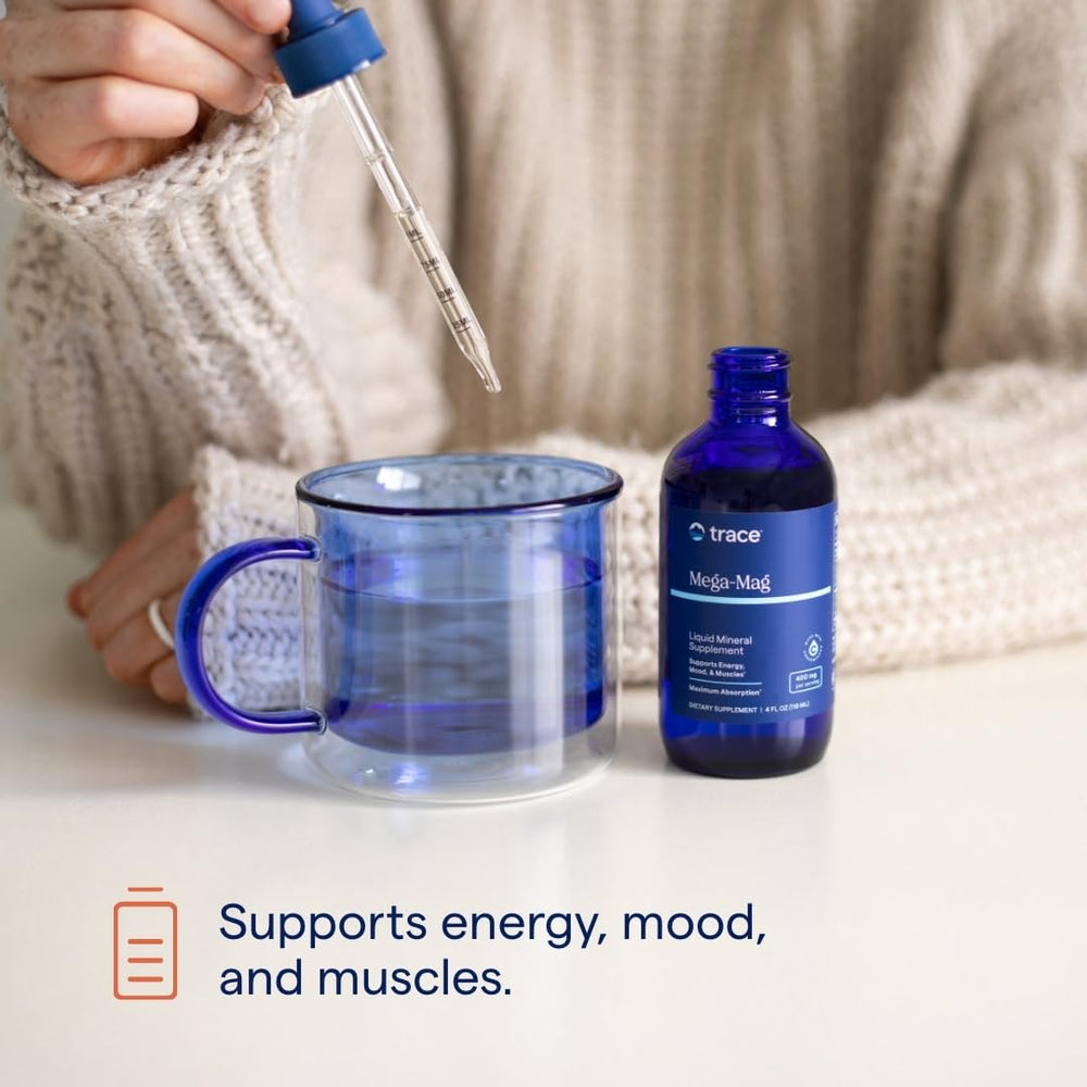 Mega-Mag packaging emphasizing vegan, gluten-free, non-GMO features