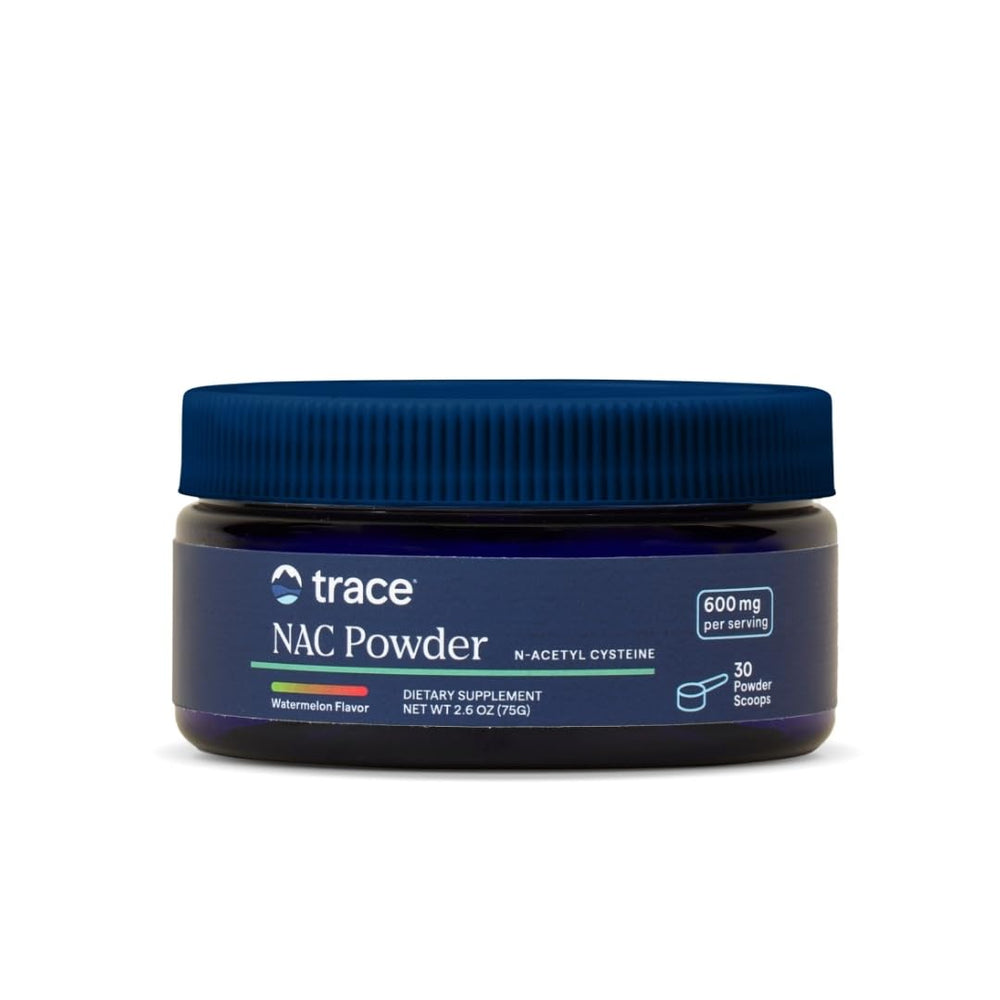 Trace Minerals NAC powder Watermelon flavor front label with 30 servings