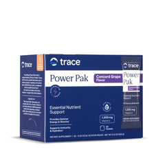 Front view of Trace Minerals Power Pak Concord Grape 30 packets