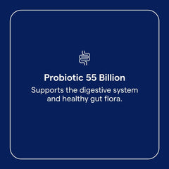 Product label for Trace Minerals Research Probiotic 55 Billion 10 Strain