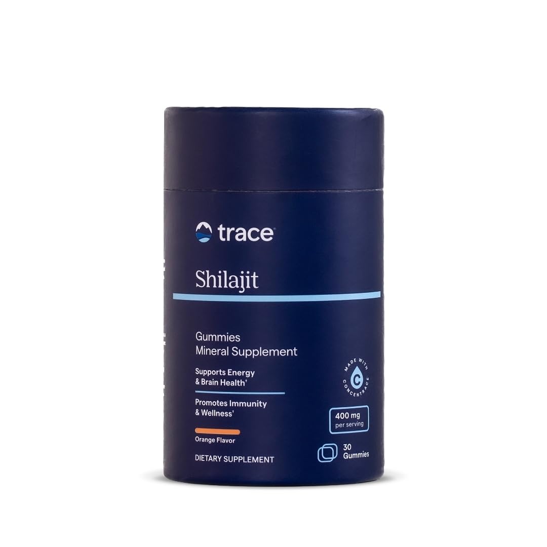Front view of Trace Minerals Shilajit Gummies